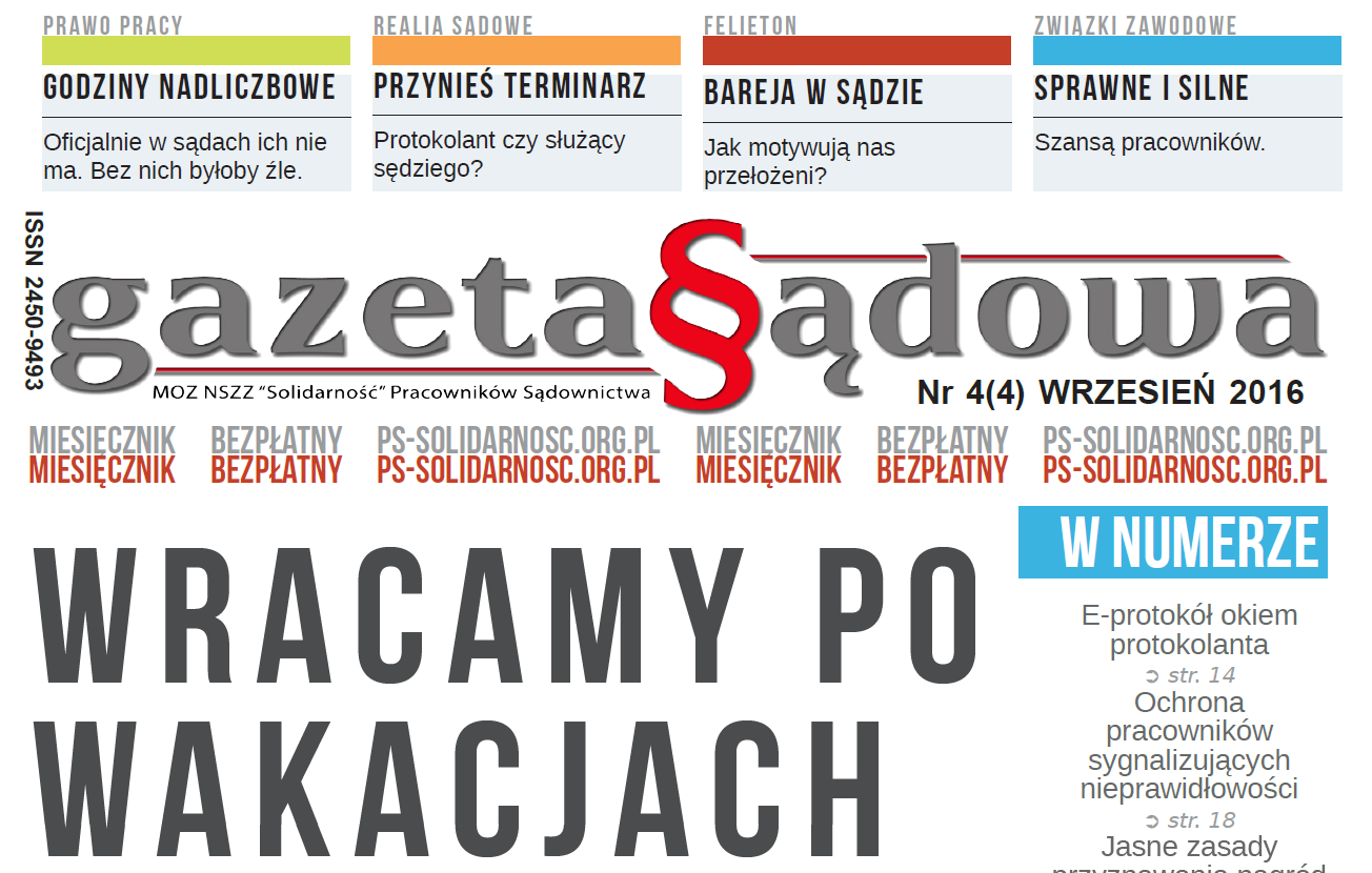 gazeta sądowa