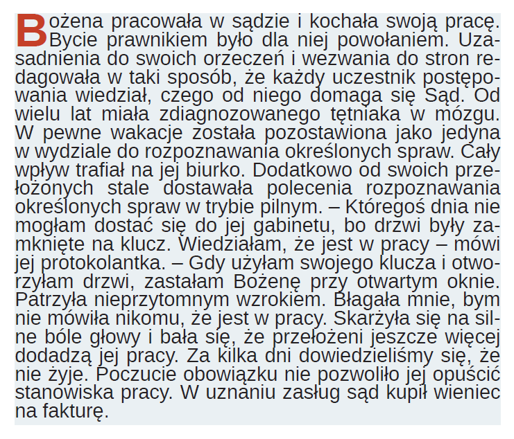 gazeta sądowa