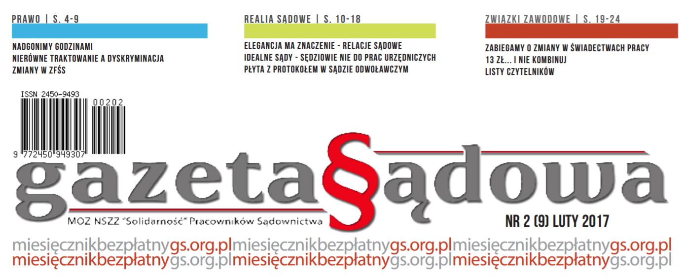 gazeta sądowa