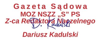 gazeta sądowa