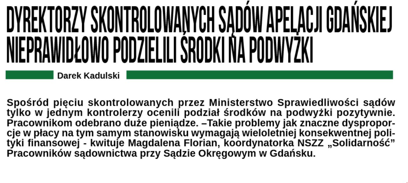 gazeta sądowa